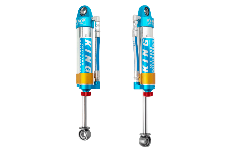 King Shocks 96 - 04 Toyota Tacoma (6 Lug) Rear 2.5 Dia Piggy Hose Reservoir Shock w/Adjuster (Pair) - My Store