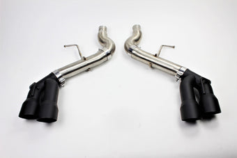 compare product Mishimoto 2016+ Chevrolet Camaro SS Quad-Tip Race Axle-Back Exhaust w/ Black Tips