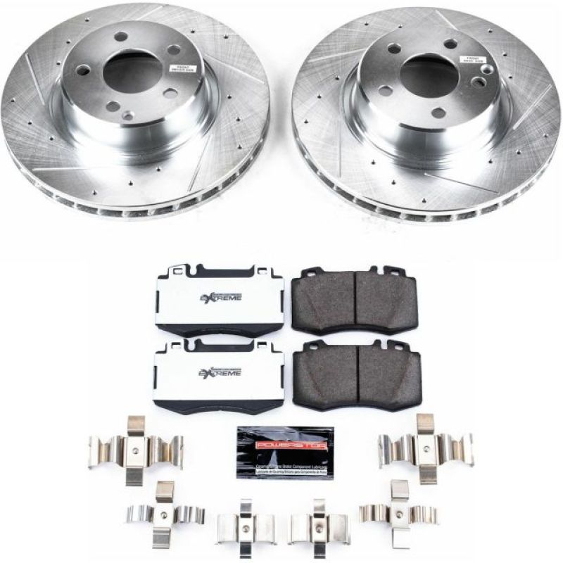 Power Stop 03 - 06 Mercedes - Benz CL500 Front Z26 Street Warrior Brake Kit - My Store