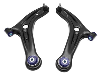 compare product SuperPro 13-17 Ford Fiesta Complete Front Lower Control Arm Kit (Caster Increase)