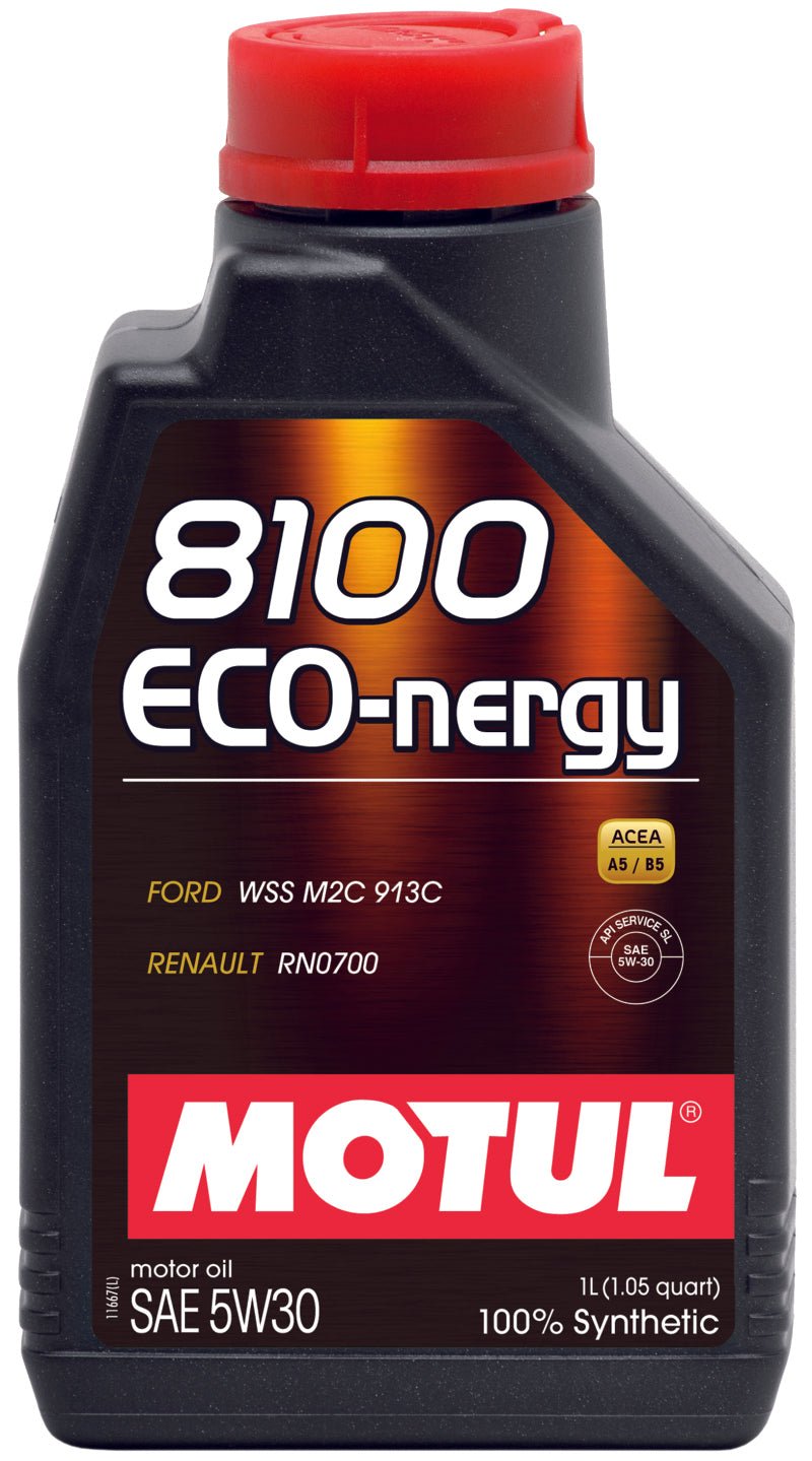 Motul 1L Synthetic Engine Oil 8100 5W30 ECO - NERGY - Ford 913C - My Store