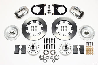 compare product Wilwood Forged Dynalite Front Kit 12.19in Polished 37-48 Ford Psgr. Car Spindle