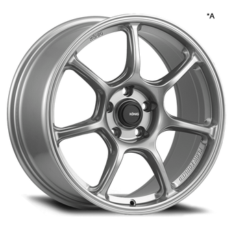compare product Konig Ultragram 18x8.5 5x114.3 ET35 Titanium Metallic Knurled Bead