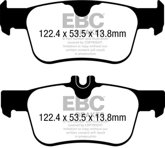 compare product EBC 17-21 Honda Civic Type-R 2.0T Bluestuff Rear Brake Pads