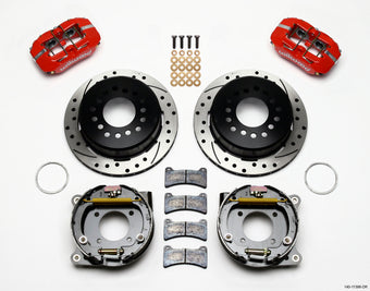 compare product Wilwood Dynapro Low-Profile 11.00in P-Brake Kit Drill-Red Chevy 12 Bolt 2.75in Off w/ C-Clips