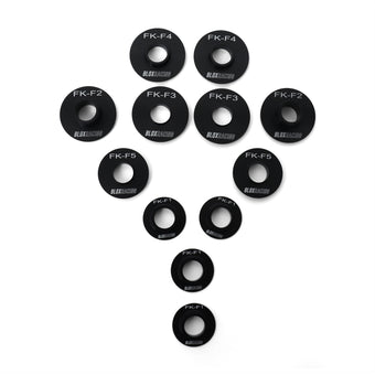 compare product BLOX Racing 16-21 FK Civic - Front - 12 Pieces Subframe Hard Collar Kit