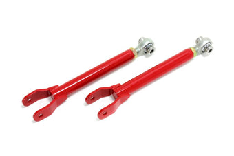 compare product BMR 10-15 5th Gen Camaro Trailing Arms Rear w/ Single Adj. Rod Ends - Red