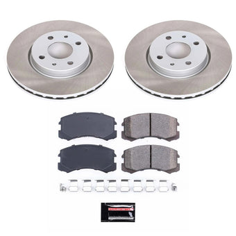 compare product Power Stop 02-07 Mitsubishi Lancer Front Semi-Coated Rotor Kit