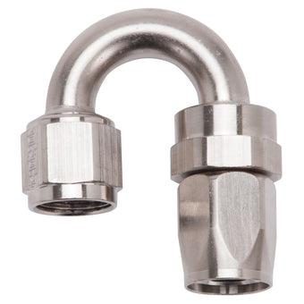 compare product Russell Performance -8 AN Endura 180 Degree Full Flow Swivel Hose End (With 3/4in Radius)