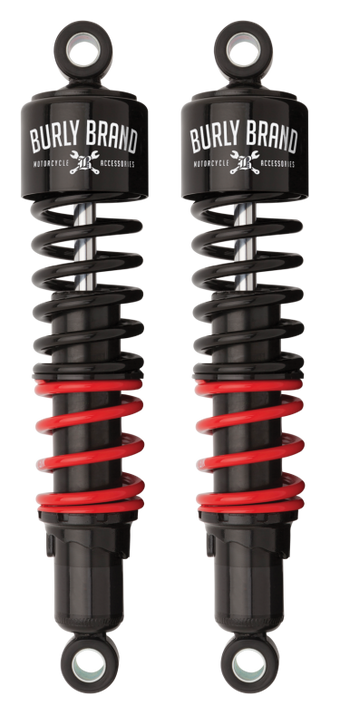 compare product Burly Brand H-D Touring Stiletto Shocks 13in STD - Black