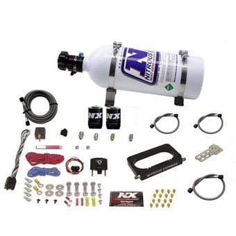 compare product Nitrous Express 96-04 Ford Mustang Cobra/Mach 1 4 Valve Nitrous Kit (50-300HP) w/5lb Bottle