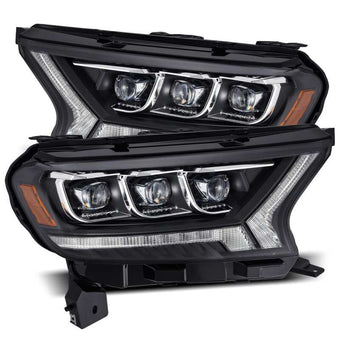 compare product AlphaRex 19-21 Ford Ranger NOVA LED Proj Headlights Plank Style Black w/Activ Light/Seq Signal/DRL
