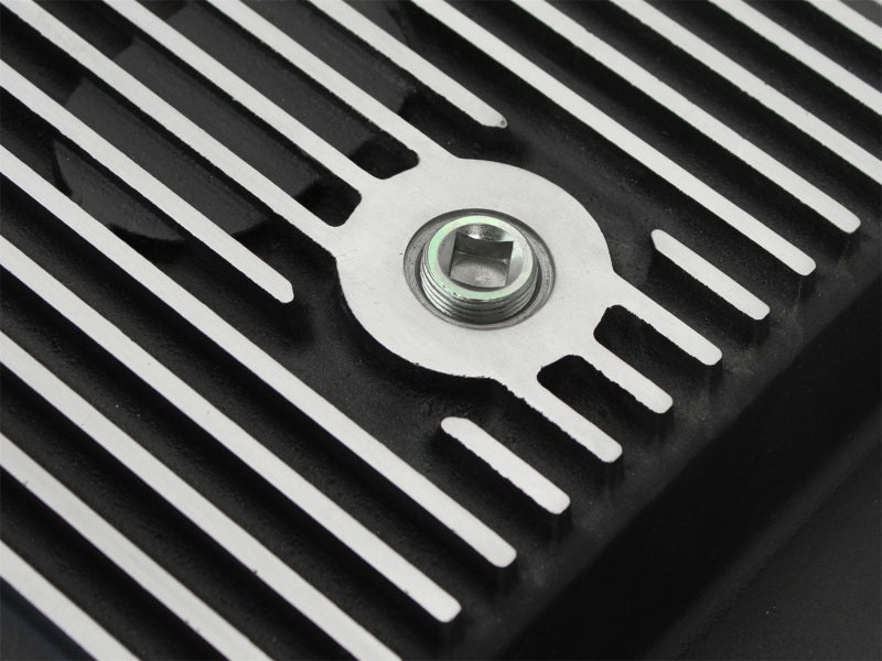 aFe Power Transmission Pan Black Machined 11 - 14 Ford 6R140 Trucks V8 6.7L (td) - My Store