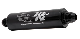 compare product K&N 2in OD x 9in L 10AN 25 Micron In-Line Fuel/Oil Filter
