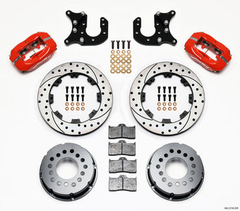 compare product Wilwood Forged Dynalite P/S Rear Kit Drilled Red Mopar-Dana 2.72in Offset
