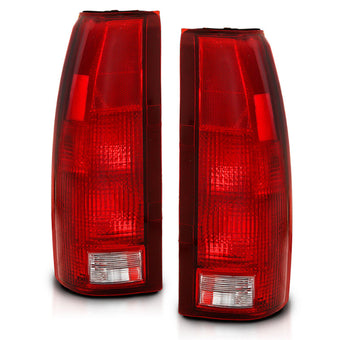 compare product ANZO 1988-1999 Chevy C1500 Taillight Red/Clear Lens (OE Replacement)