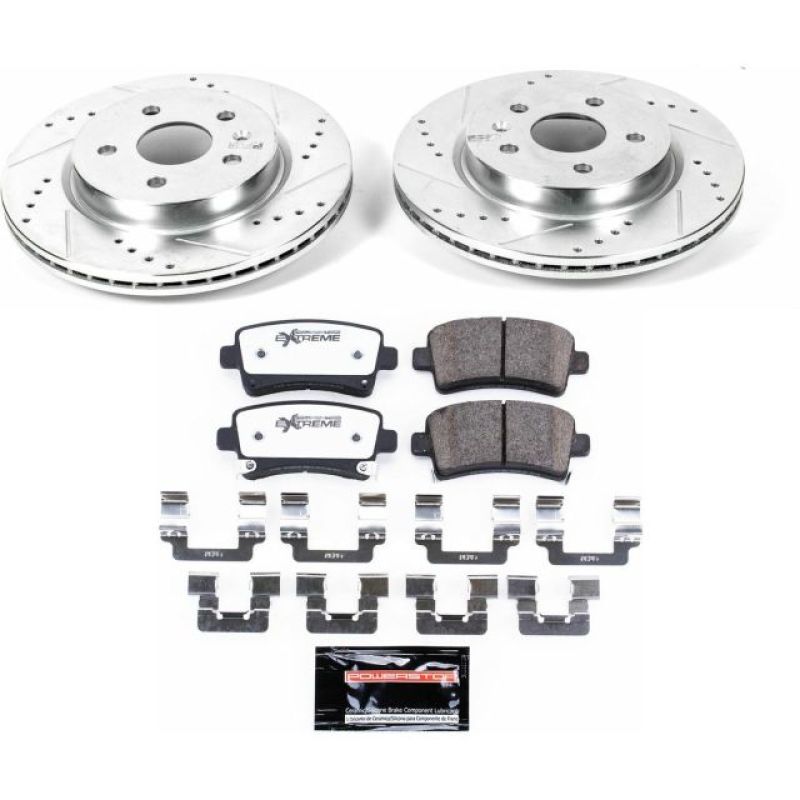 Power Stop 2010 Buick Allure Rear Z26 Street Warrior Brake Kit - My Store