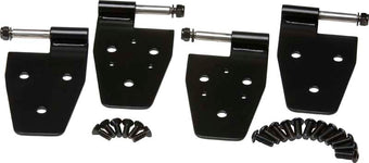 compare product Kentrol 87-95 Jeep Wrangler YJ Door Hinge Set 4 Pieces - Powdercoat Black