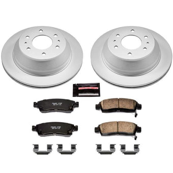 compare product Power Stop 04-07 Buick Rainier Rear Z17 Evolution Geomet Coated Brake Kit