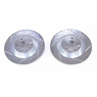compare product Power Stop 16-18 Volvo S90 Rear Evolution Drilled & Slotted Rotors - Pair
