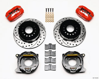 compare product Wilwood Forged Dynalite P/S Park Brake Kit Drilled Red 93-97 Camaro/Firebird