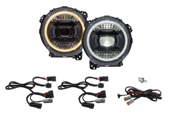 compare product Diode Dynamics 18-23 Jeep JL Wrangler Elite LED Headlamps