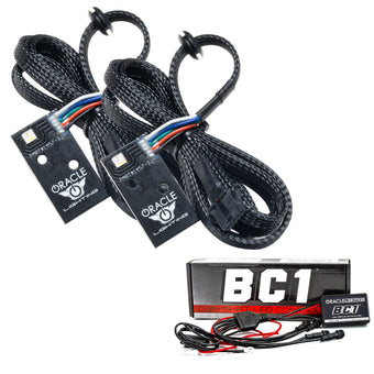 compare product Oracle 14-21 Infiniti Q50 RGB+W Headlight DRL Upgrade Kit - ColorSHIFT w/ BC1 Controller