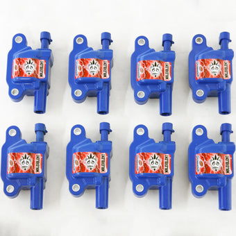 compare product Granatelli 05-17 GM LS1/LS2/LS3/LS4/LS5/LS6/LS7/LS9/LSA Malevolent Coil Packs - Blue (Set of 8)
