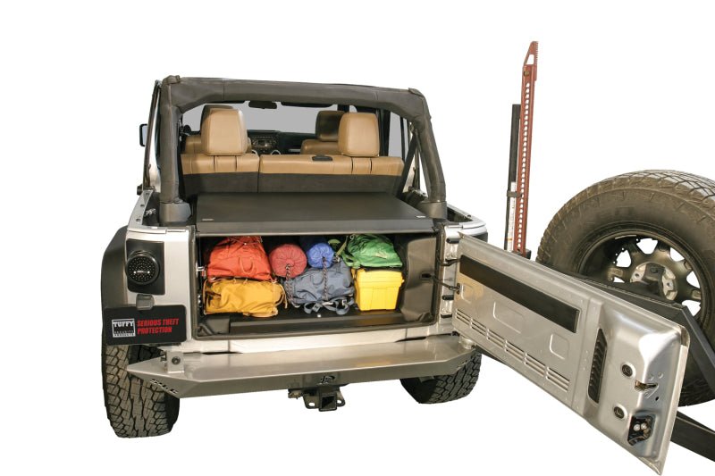Tuffy Jk 2011+ Deluxe Security Deck Enclosure - Black - My Store