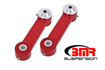 compare product BMR 15-17 S550 Mustang Rear Lower Control Arms Vertical Link (Polyurethane) - Red
