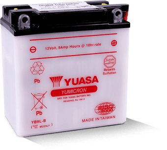 compare product Yuasa YB9L-B Yumicron 12-Volt Battery