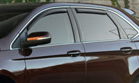 AVS 08 - 14 Jeep Liberty Ventvisor In - Channel Front & Rear Window Deflectors 4pc - Smoke - My Store