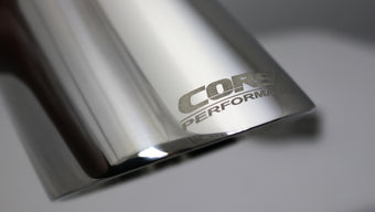 compare product Corsa Single Universal 3.0in Inlet / 4in Outlet Polished Pro-Series Tip Kit
