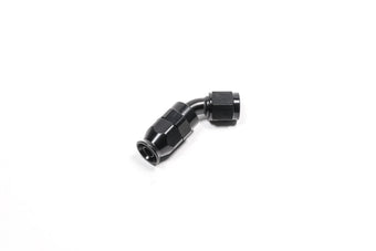 compare product Radium Engineering -6AN 45 Degree PTFE Hose End - Black