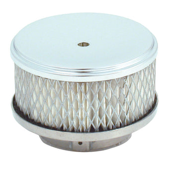 compare product Spectre Air Cleaner 4in. x 2in. Chrome - Paper