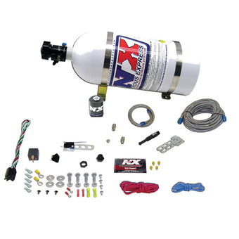 compare product Nitrous Express Dry EFI Single Nozzle Nitrous Kit (35-150HP) w/15lb Bottle