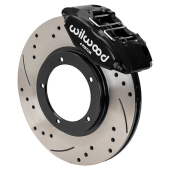 compare product Wilwood 69-74 Porsche 911 Front Powerlite Brake Kit 3in MT Drilled & Slotted - Black