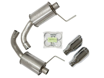 compare product Roush 2015-2017 & 2024 Ford Mustang 5.0L V8 Exhaust Kit w/ Round Tips (304SS)