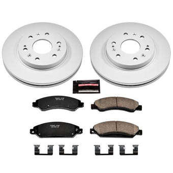compare product Power Stop 07-08 Cadillac Escalade Front Z17 Evolution Geomet Coated Brake Kit