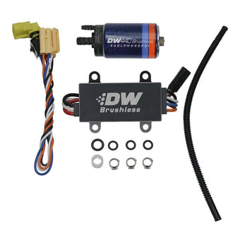 compare product DeatschWerks DW440 440lph Brushless Fuel Pump w/+C102 Controller w/ Install Kit 14-19 Chevy Corvette