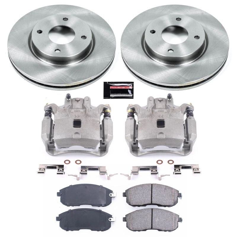Power Stop 07 - 12 Nissan Versa Front Autospecialty Brake Kit w/Calipers - My Store