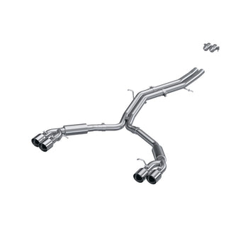 compare product MBRP 18-21 Audi S5 Coupe/S4 Sedan T304 SS 2.5in Cat-Back Quad Rear Exit Exhaust - SS Tips