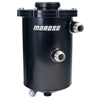 compare product Moroso 2 Piece 13in Tall 7in Dia 5.5 Quart Dry Sump Tank - Black