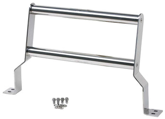 compare product Kentrol 87-06 Jeep Wrangler TJ/YJ Grill Guard - Polished Silver