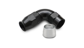 compare product Vibrant 90 Degree High Flow Hose End Fitting for PTFE Lined Hose -16AN