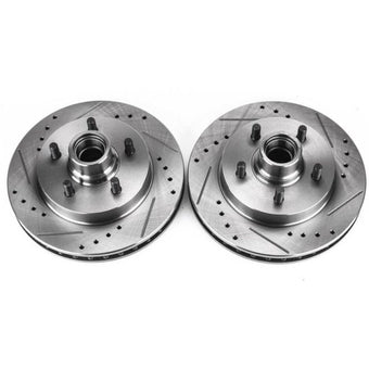 compare product Power Stop 98-02 Chevrolet Camaro Rear Evolution Drilled & Slotted Rotors - Pair