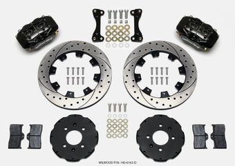 compare product Wilwood Forged Dynalite Front Hat Kit 12.19in Drilled 94-01 Honda/Acura w/262mm Disc