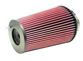compare product K&N Universal Filter Round Tapered 4in FlangeID / 6.625in Base OD / 5.25in Top OD / 9.5in Height