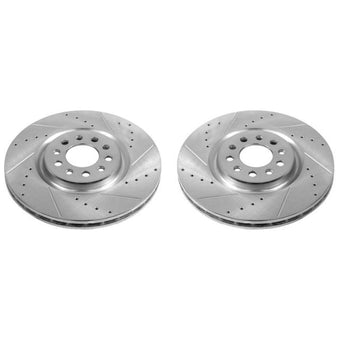 compare product Power Stop 15-17 Chrysler 200 Front Evolution Drilled & Slotted Rotors - Pair
