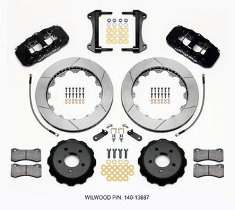 compare product Wilwood AERO6 Front Hat Kit 15.00 15-23 Mustang w/Lines